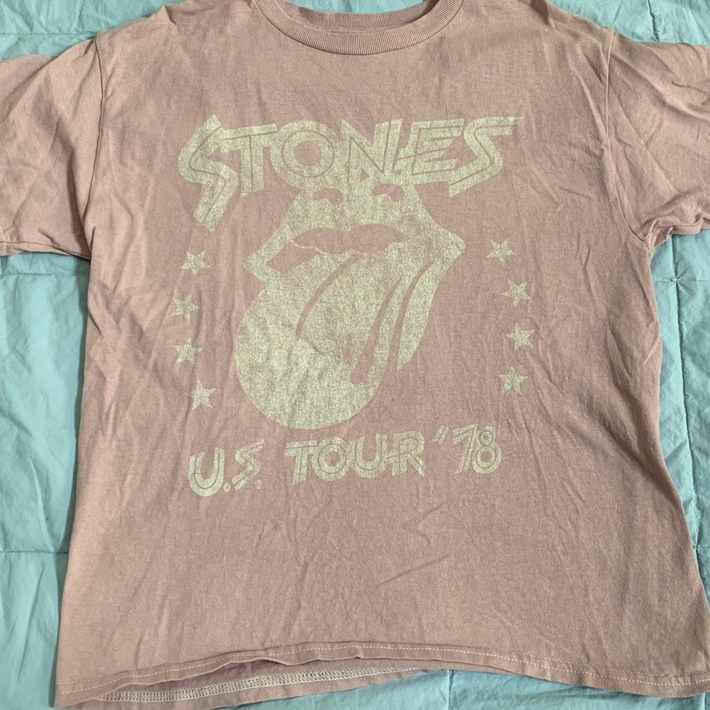 The Rolling Stones Pink Graphic T-Shirt